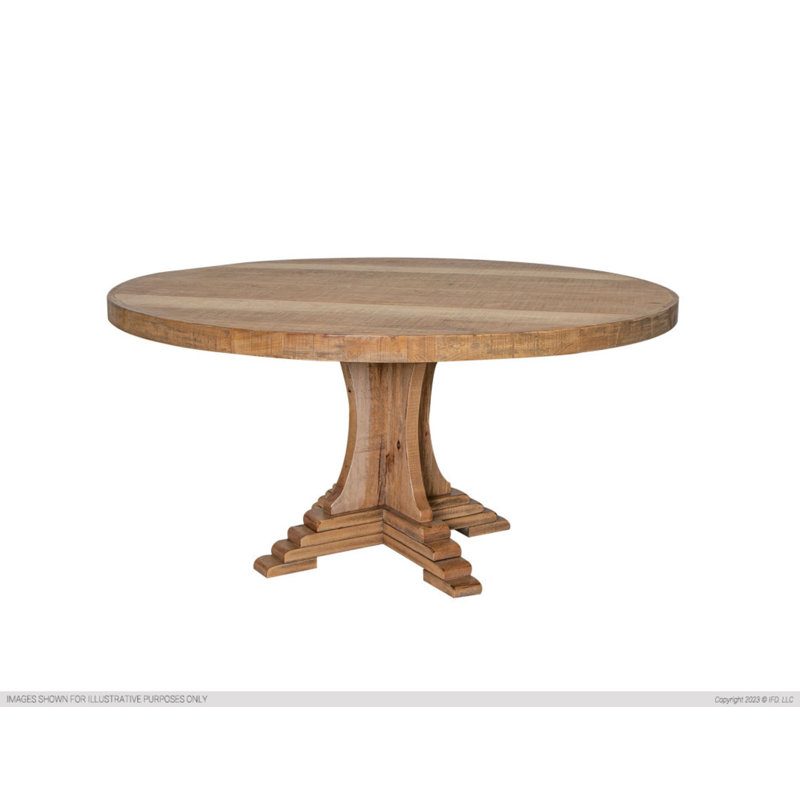 Artisan Home Furniture 60" Solid Wood Pedestal Dining Table | Wayfair